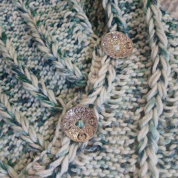 Dragon Wing Cowl Scarf - Mint - Picture 4 of 7